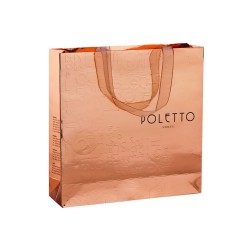 Printed Art Paper Bags With Rope Handles