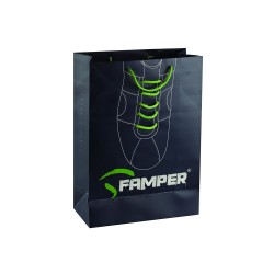 Printed Luxury Rope Handle Paper Bags With Matt Laminate