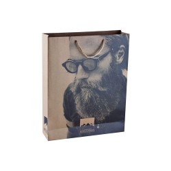 Printed Recycled Rope Handle Paper Bags